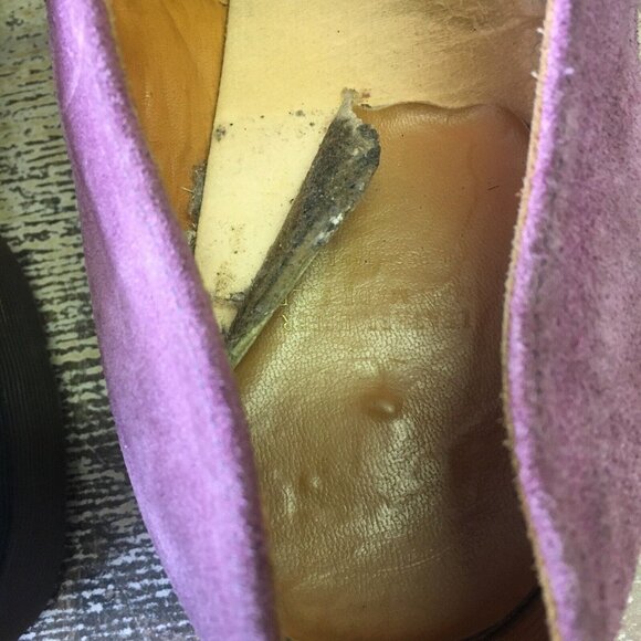 Dr Martens Vintage Purple Suede Oxford Shoes Made England Mens UK 10 US 11 - Picture 8 of 12